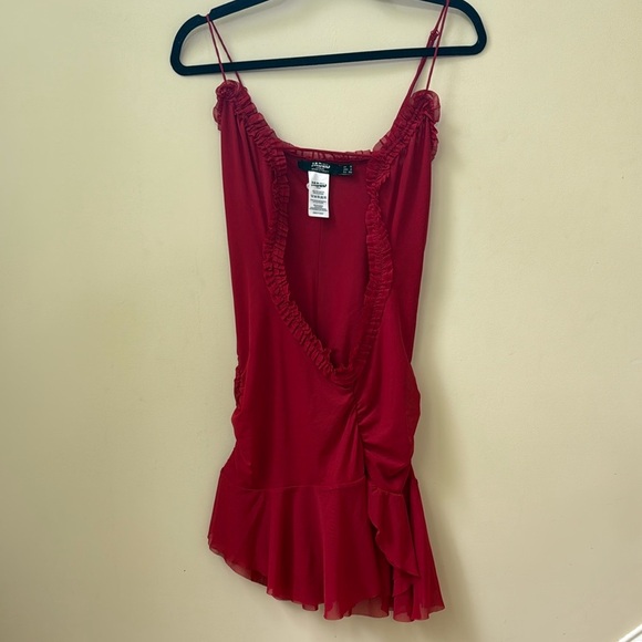 Asymmetrical Cutout Mini Dress - Picture 4 of 6